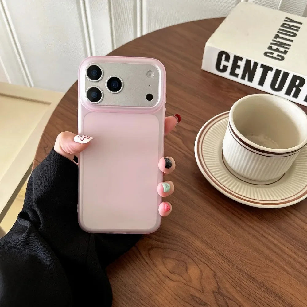 Ultra Thin Matte Transparent Soft Phone Case For iPhone 17 Air 16 15 14 Plus 13 12 11 Pro Max Luxury TPU Silicone Protect Cover