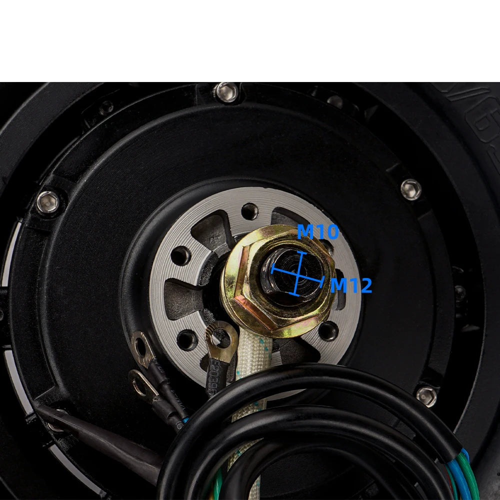 10 Inch Dual Drive Electric Motor 52V60V1600W3000W Powerful Electric Scooter Hub Motor Disc Brake Brushless Vacuum Tire E-Bike