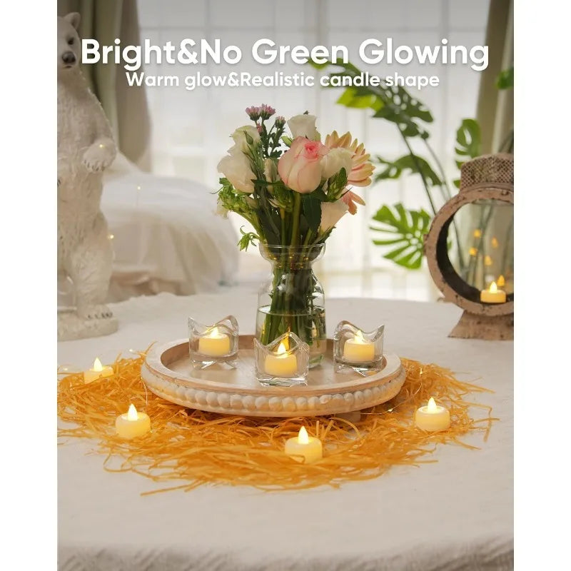 LED simulation candle battery powered tealight candle flameless wedding home Christmas decoration candle warm light