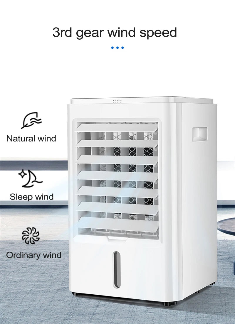 A-201 Cooling Only Air Cooler Household Air Condition Fan 3 Gear Air Conditioner Mini Air-Conditioning Fan Water-Cooled Fan
