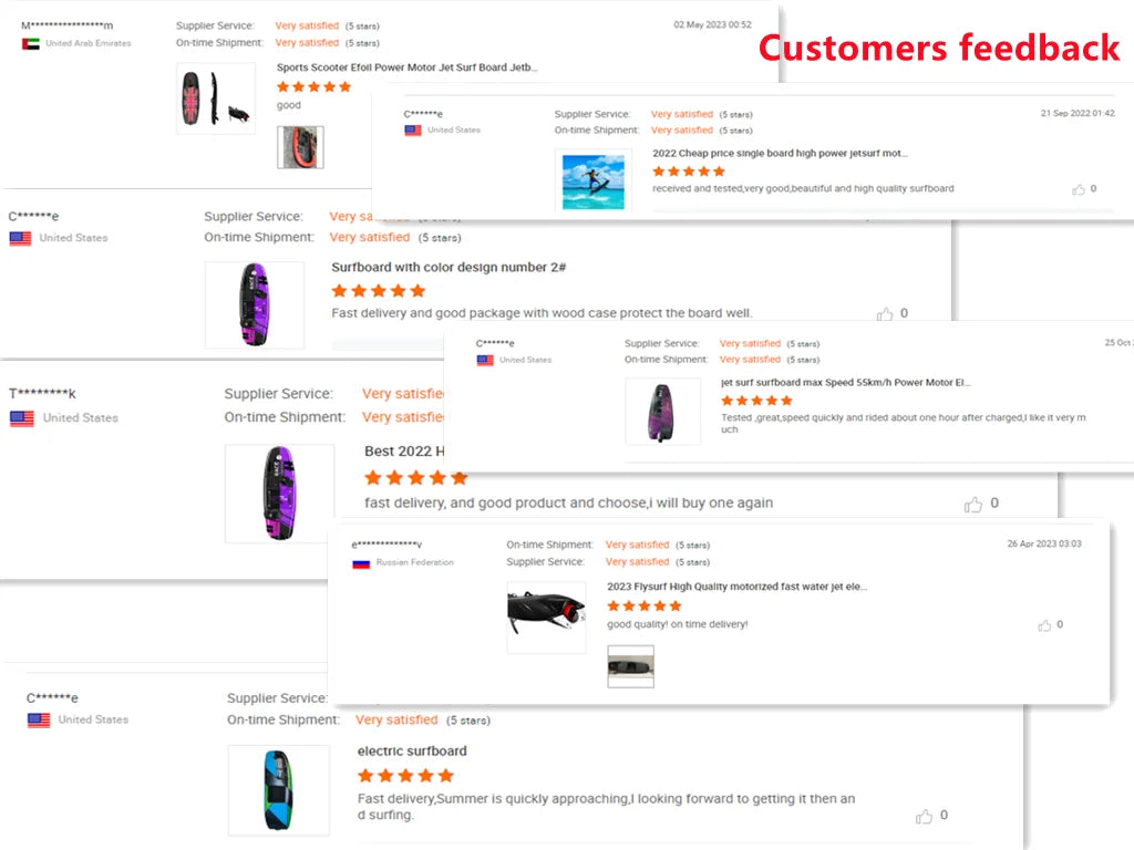 F2 Electric Surfboard Water Board Underwater Scooter For Water Sports