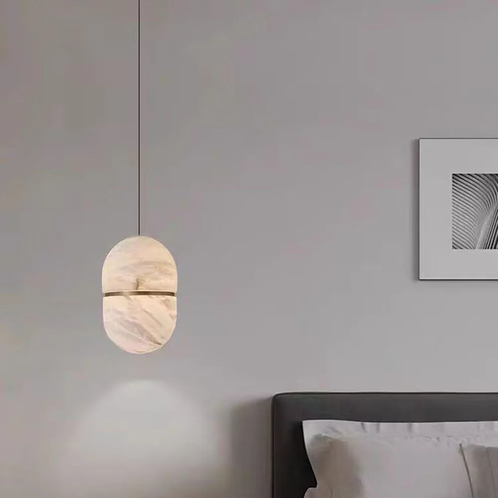 Beautiful Design Marble Chandelier Dining Lighting Gold Black Bedroom Decoration Bar Lamp