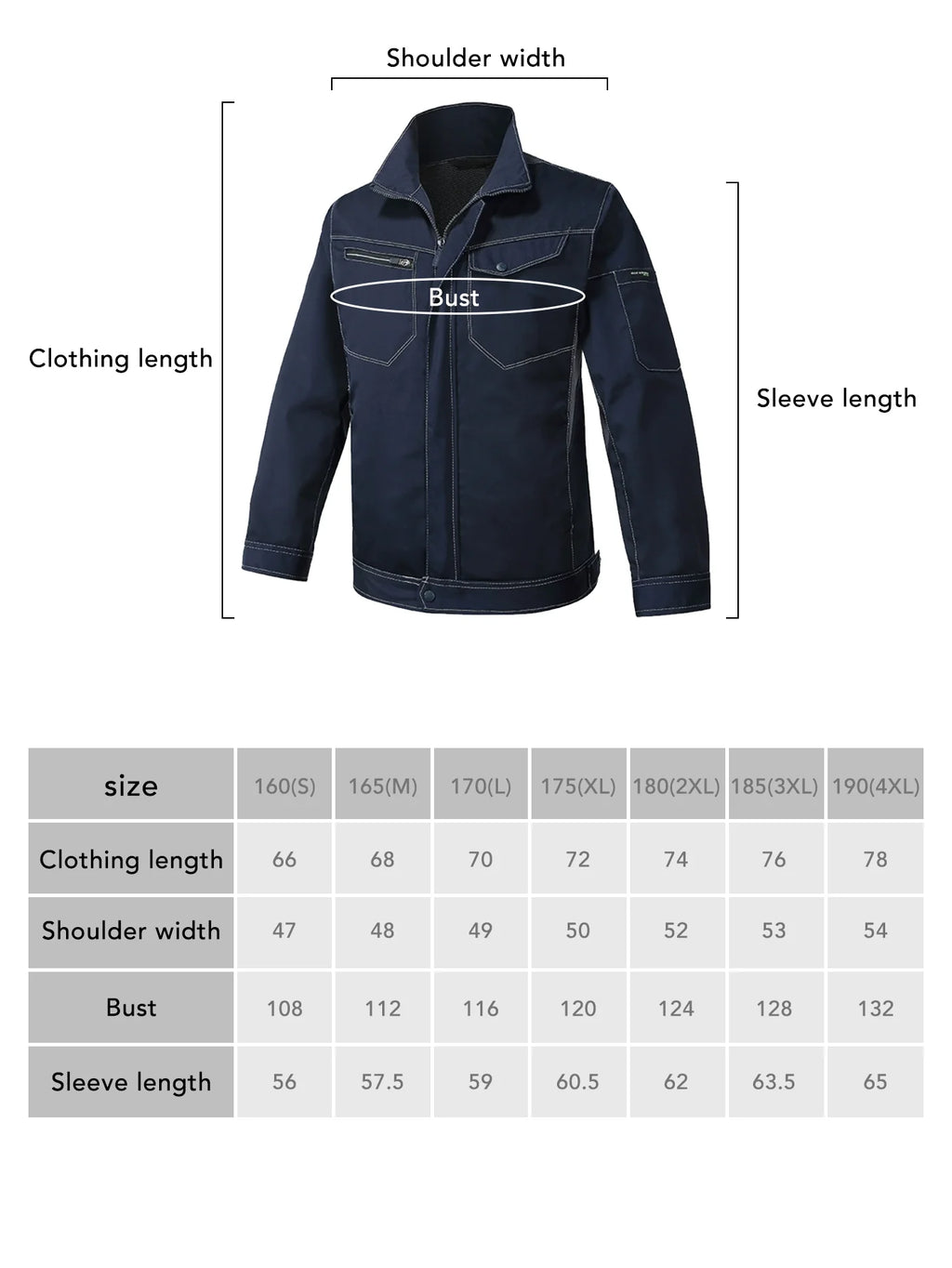 Fashion Denim Workwear for Men Women Spring Autumn Long-sleeved Work Clothes Wear-resistant Uniform Coat Workshop Uniforms