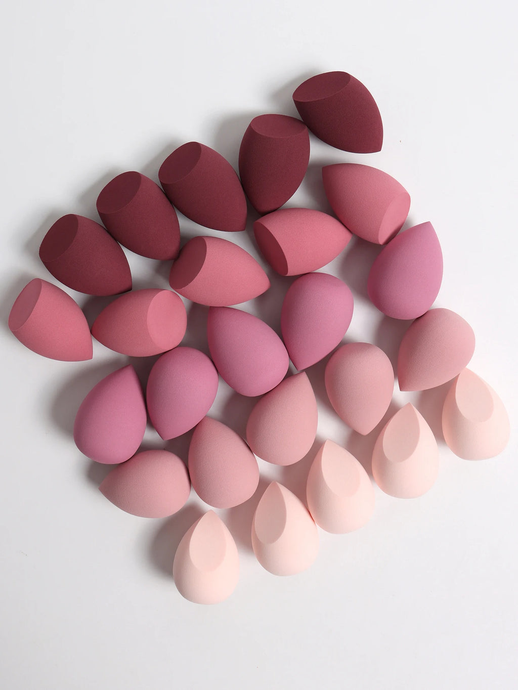 25 Beauty Eggs (Makeup Sponges), Foundation Makeup Mixed Beauty Sponges, Flawless Application for Liquid, Cream and Powder, Multi-Color Makeup