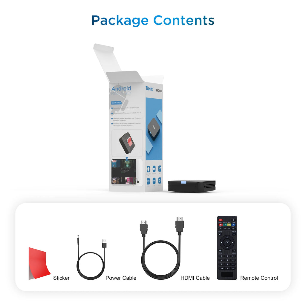4PCS 2PCS 1PC TANIX TX1 Allwinner H313 Android 10.0 Quad Core 4K Video Mini Media Player 2.4G Wifi Smart TV Box