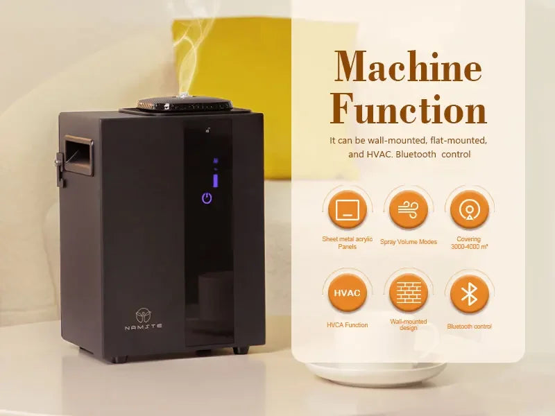 NAMSTE 4000m³ Essential Oil Diffuser Bluetooth Control HVAC Commercial Place Air Freshener Hotel Home 800ML Aroma Diffuser