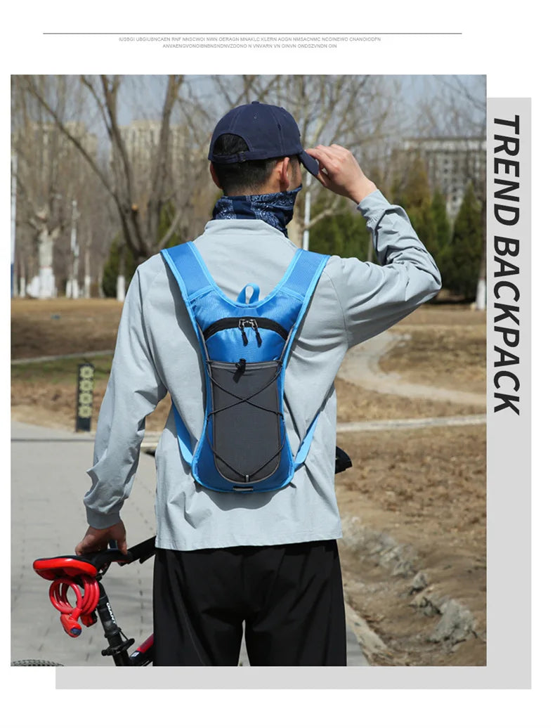 Outdoor Sports Cycling Backpack Mountaineering Hiking Bag Water Bag for Trekking Running Backpacks Travel Dual-Shoulder Bag