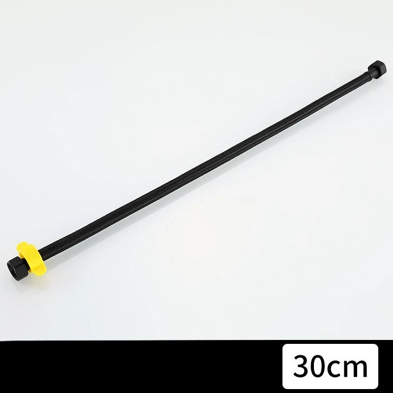 Black Pipe Water Supply Hose Faucet Water Heater Water Pipe Heater Pipe Toilet Connection Water Inlet Pipe 30-80cm Fittings
