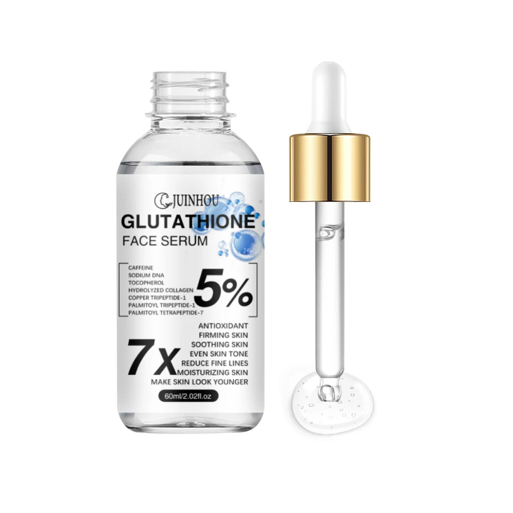 JUINHOU Facial Serum Glutathione Essence Deep Hydration Brightening Serum Reduce Dullness Firming Skin Care For All Skin Types