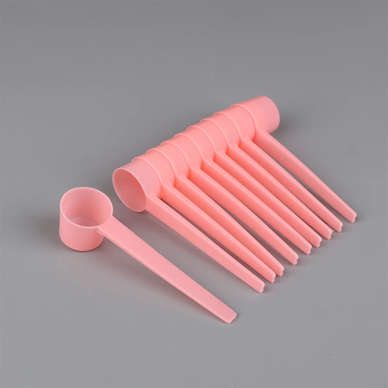 10Pcs 5g Home Kitchen Gadgets DIY Plastic Measuring Spoon Measuring Spoons Coffee Protein Milk Powder Scoop