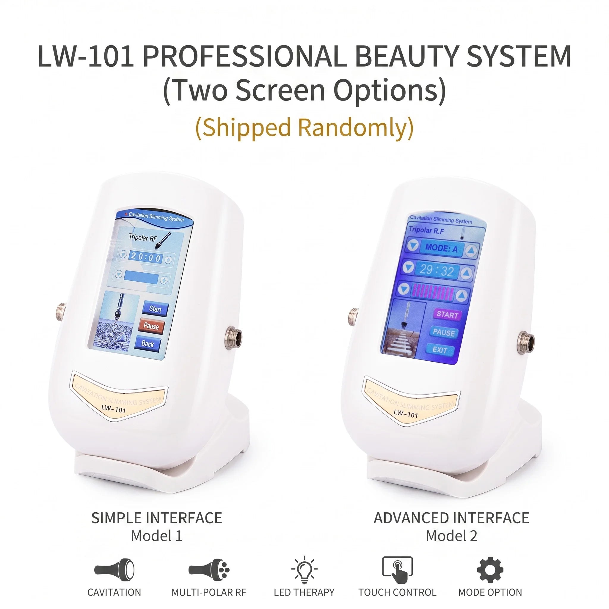 40K Ultrasonic Cavitation Slimming Machine Body Fat Burner RF Skin Lifting Beauty Device Anti Aging Belly Waist Weight Loss 110V