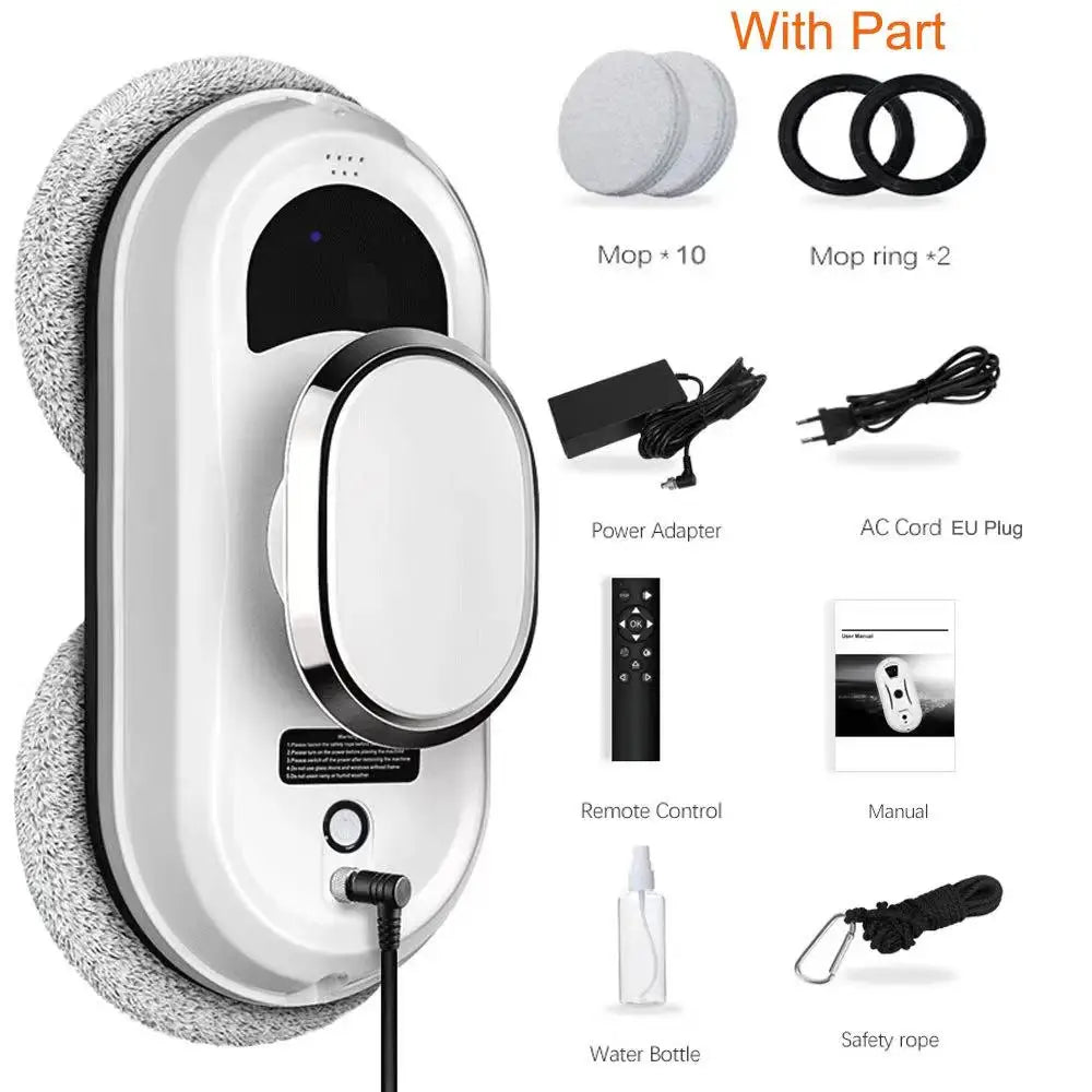 Remote Control Window Cleaning Robot Vacuum Cleaner Electric Automatic Glass Washer Limpiacristales For Home Window Mirror