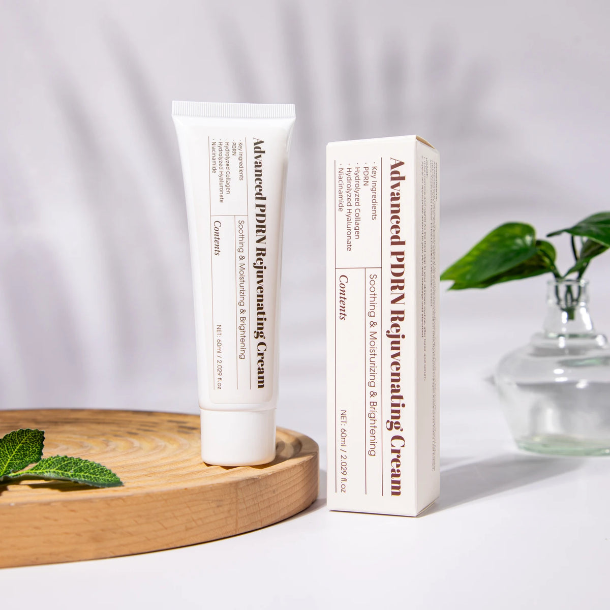 Advanced PDRN Rejuvenating Cream, Salmon DNA PDRN Face Moisturizer for Firming Skin, Women's Face Cream for Glow Skin, 60ML