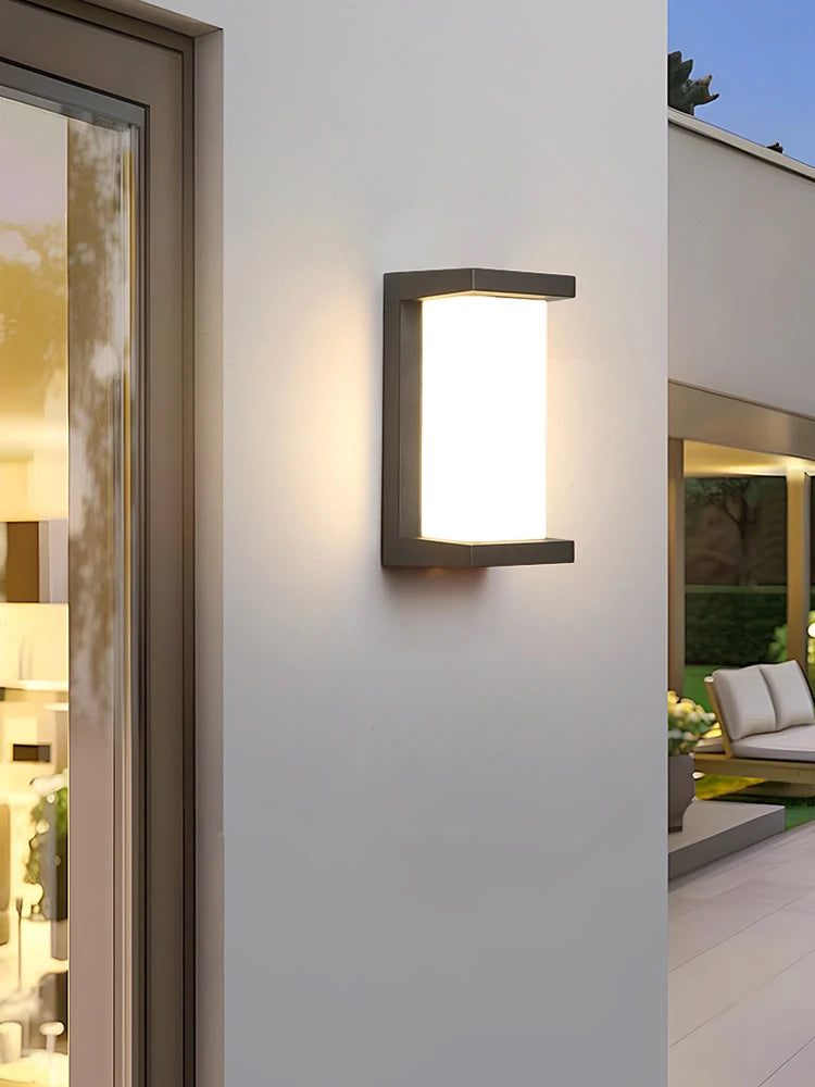 LED Outdoor Wall Light Modern Indoor Home Waterproof IP65 Courtyard Light Porch Light Balcony Wall Light Park Decorative Light