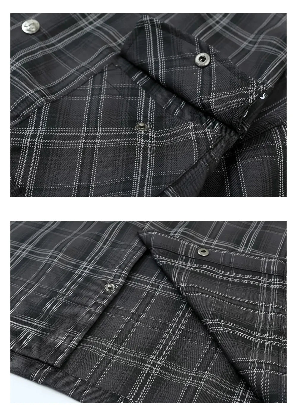 Chicano Safari Short Sleeve Shirt Mens Summer Streetwear Casual Loose Letter Embroidery Lapel Plaid Shirt Man