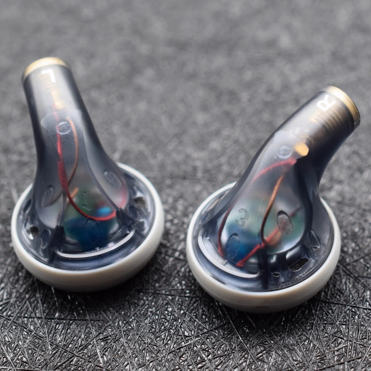 FENGRU BP32 Diy 130 ohm Beryllium Film Driver/300 ohm Carbon Nanotube Film High Impedance Flat Head Earbuds Heavy Bass Earphones