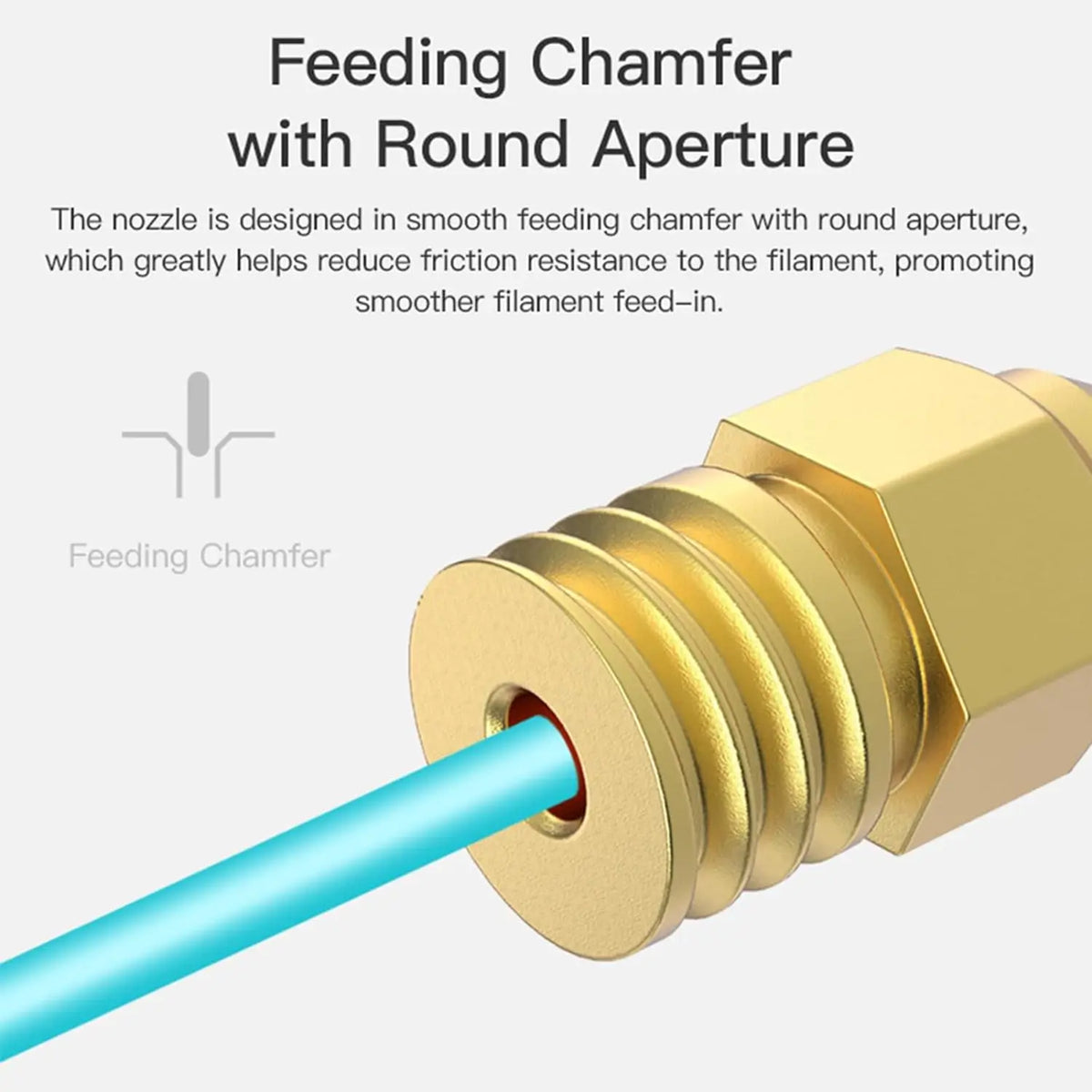 Creality Original CR-6 SE/Ender 3 S1 Brass Nozzles Hotend Extruder Nozzles forEnder 3 S1 Pro/S1 Plus/V2 Neo/Neo 3D Printer Parts