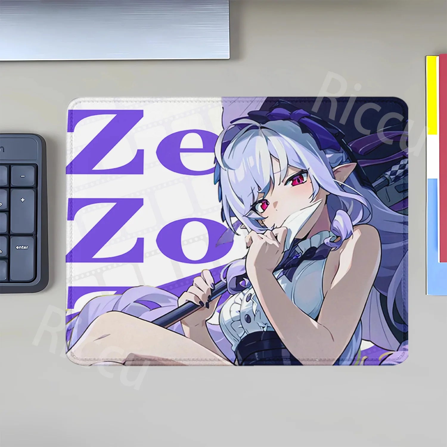 Mouse Pad Zenless Zone Zero Vivian Hoshimi Miyabi Ellen Joe Small Size Mousepad ZZZ Office accessories overlock teclado Desk Mat
