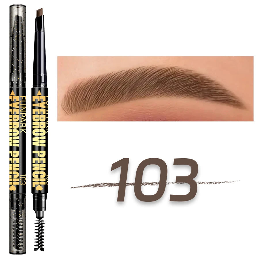 Double-head Eyebrow Pencil High Pigment Non-fading Waterproof Durable 5 Color Byebrow Pen Eye Makeup For Women Cosmetics