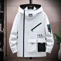 Fashion Men's Casual Hooded Jackets & Coats 2026 Spring Autumn Youth Streetwear Loose Windbreaker Quality Outdoor Tops Clothing