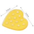 NATUHANA Color Heart Glass Gasket Eyelash Glue Stand Holder Pad Eyelashes Extension Adhesive Pallet Paste Glue Pad Makeup Tool