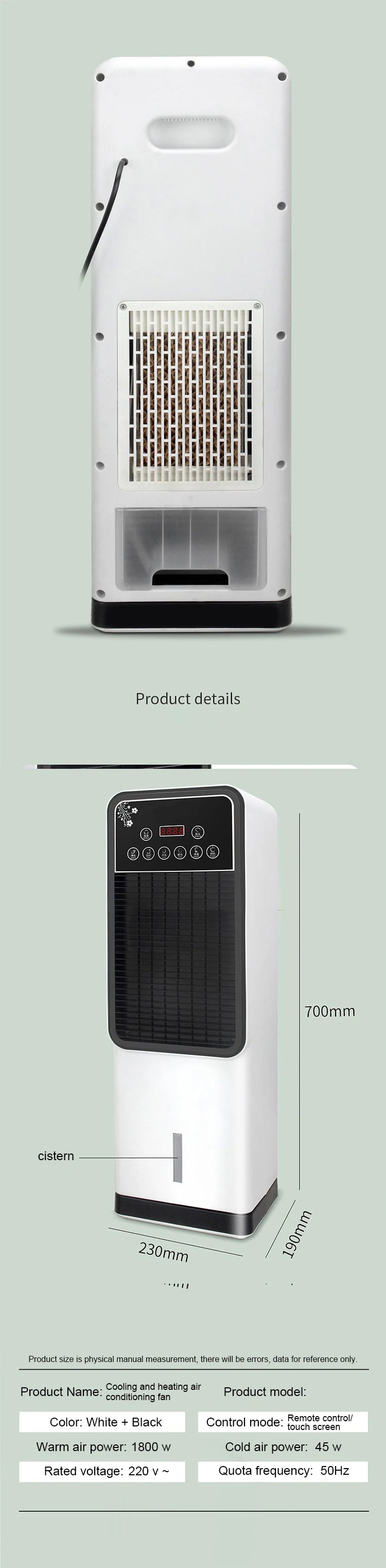 Portable Air Conditioner with Built-in Dehumidifier And Heat for Ft Remote Control Energy Efficient AC Unit