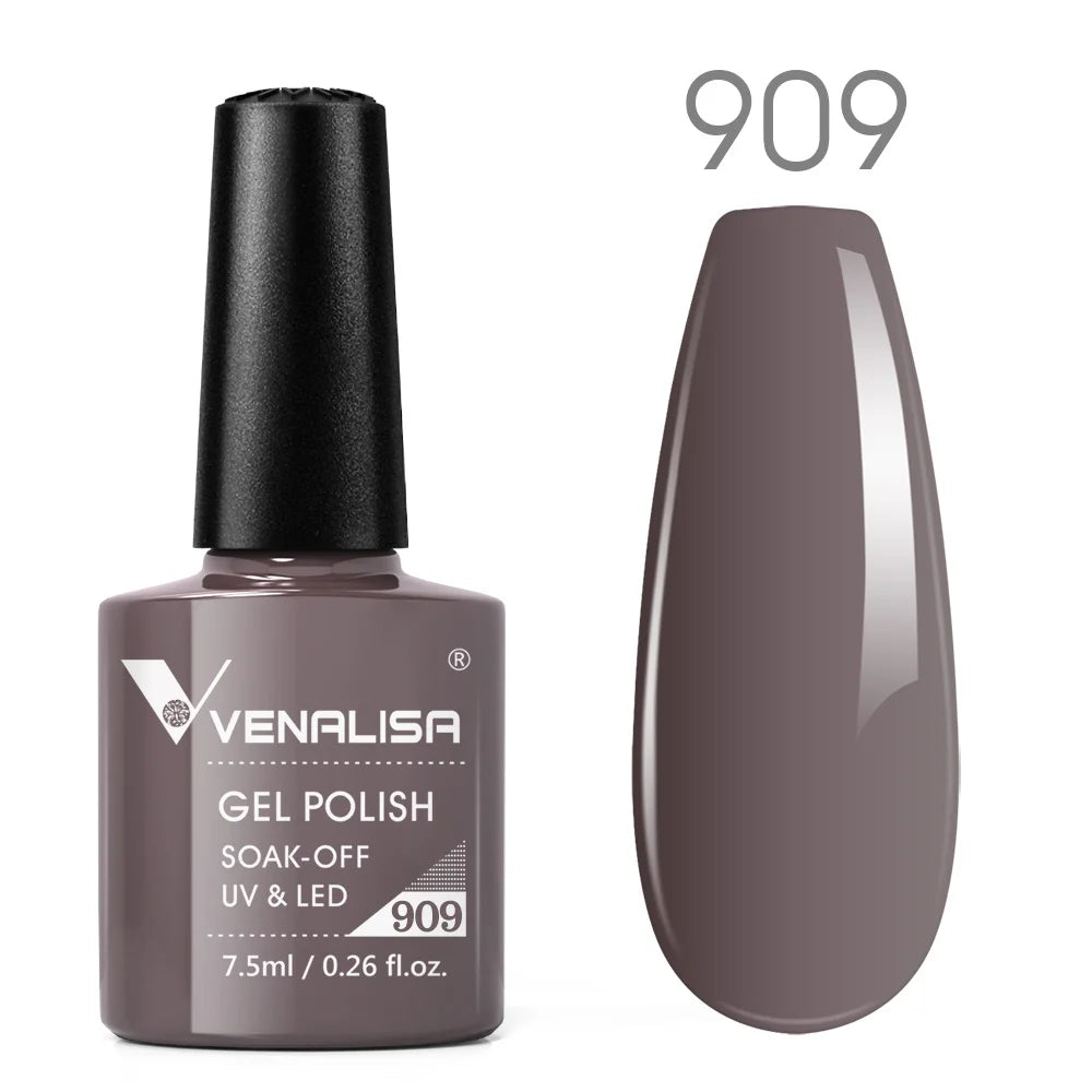 Venalisa TPO Free Earth Brown Autumn Color Collection Nail Gel Polish Soak Off UV LED Gel Varnish Gorgeous Gel Nail Manicure