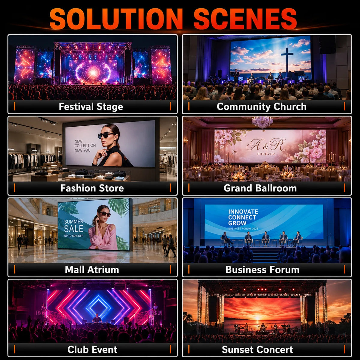High Resolution Outdoor/Indoor P3.91 Micro Tile Led Display Screen, 500x500mm 500x1000mm for Corporate Lobby Control Room Museum
