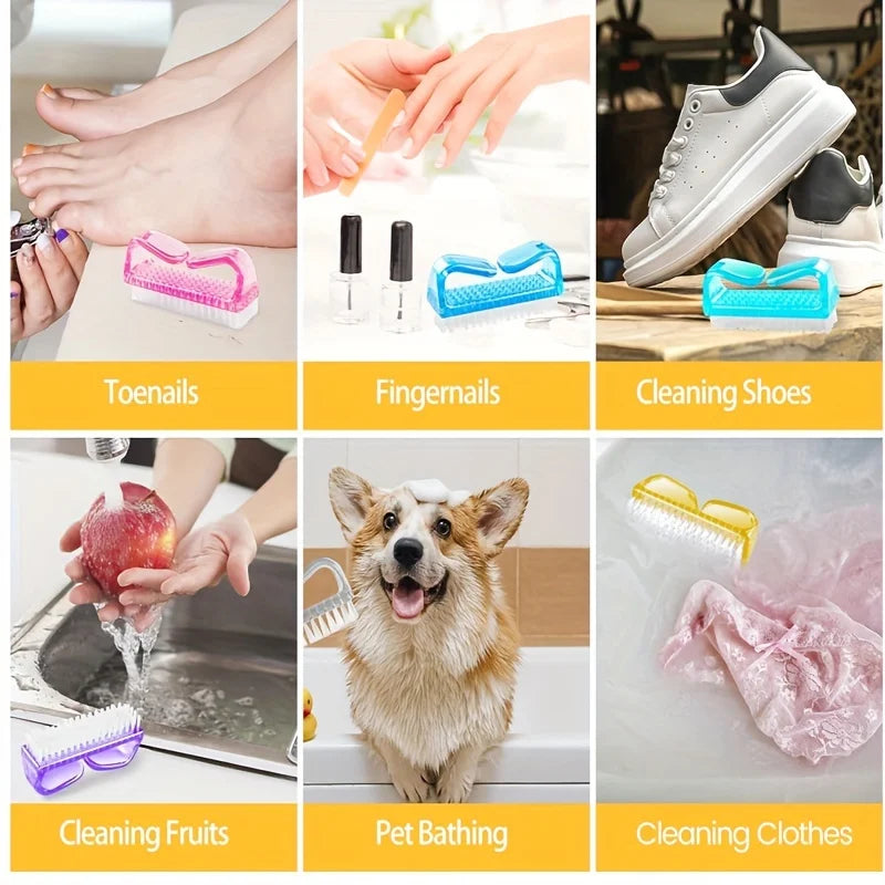 Nail Scrub Brush, Toenail Brush, Nail Brush, Toe Brush, Nail Brush, Hard Brush, Cleaning Brush, Dust Brush, Nail Art Tools, Plastic Consumables