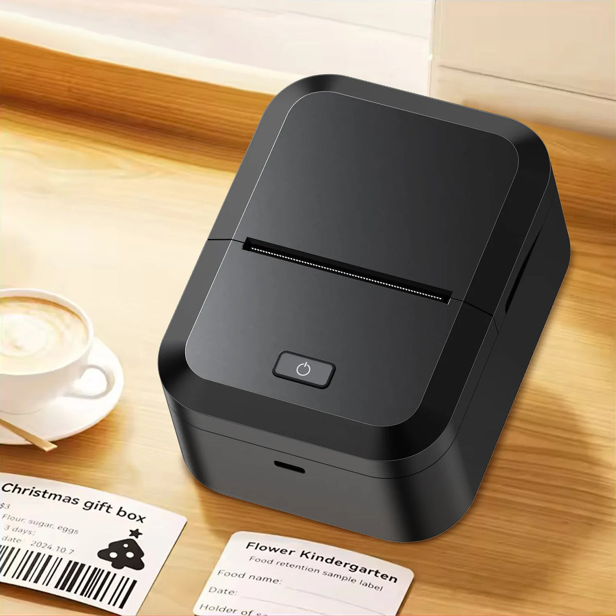 Wireless Bluetooth Label Printer, Portable Thermal Printer, Inkless Labeling Machine, Mini Label Maker Support Smartphones PC