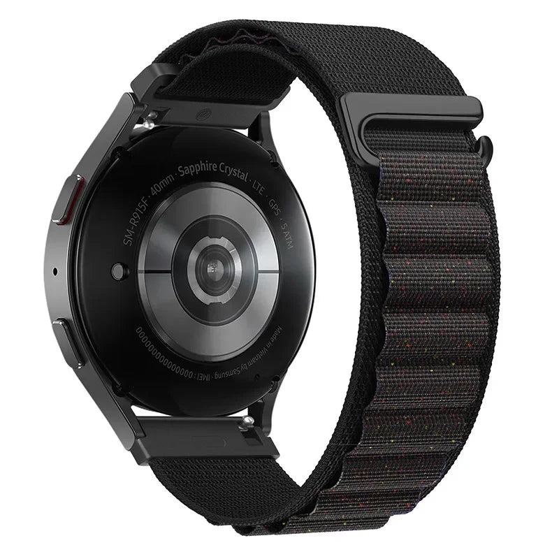 20mm 22mm Alpine Nylon Loop Band For Realme Watch 5/S/3 Oneplus Watch Lite/3/2/2R Comfortable Strap For Xiaomi Watch 5/S4-3-2-1