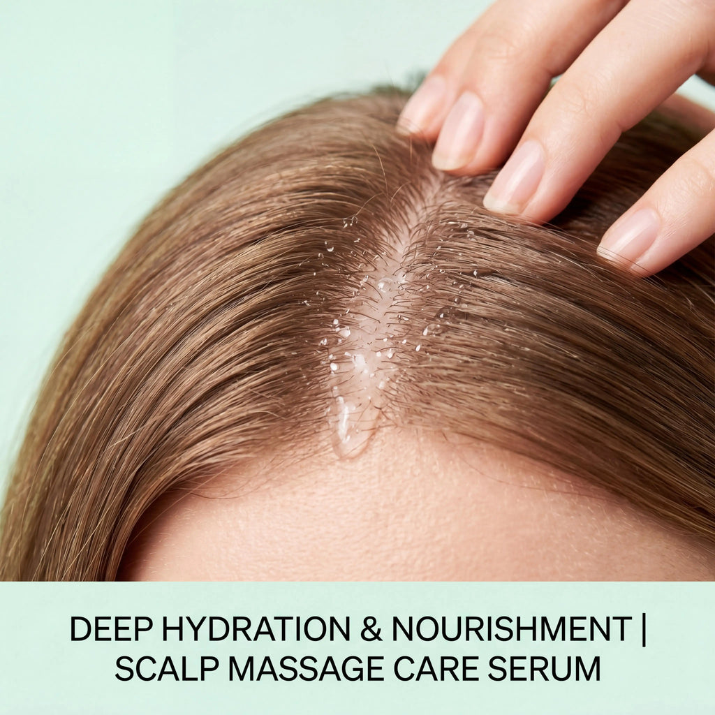PDRN Hair Serum With Built-In Brush,Strengthen Hair Root Improve Scalp Environment Anti Hair Loss Hair Treatment Scalp Massager