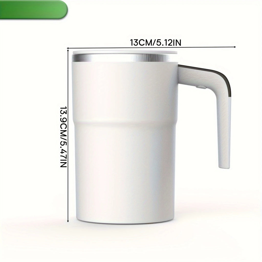 380ML Electric Coffee Self Mixing Mug IP67 Waterproof Coffee Stirring Mug USB Charging Digital Display Automatic Magnetic Cup
