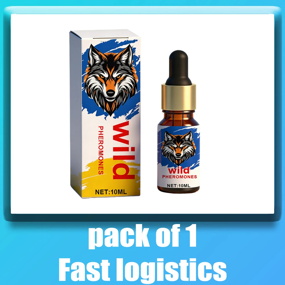 Wild Men's Fragrance Oil 10ml Long Lasting Masculine Aroma Essential Oil Portable Bottle Personal Care Gift