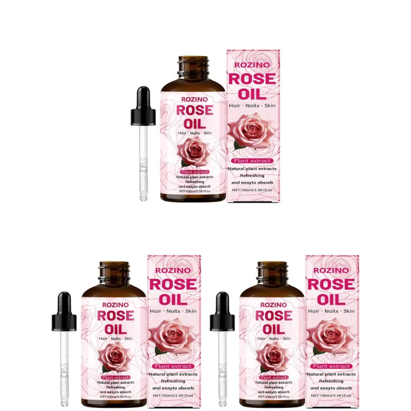 ROZINO rose essential oil has a clear and smooth texture and a light, pleasant rose fragrance. Nourishes the skin's surface layer all over the body, soothes dryness and tightness, and has excellent elasticity. Combined with g