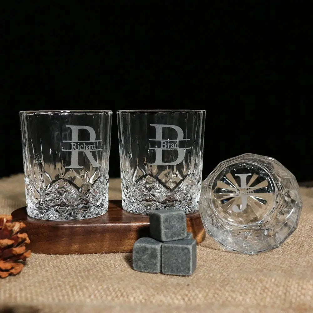 Custom Groomsmen Gift 11oz/300ml Whiskey Glass Best Man Gift Wedding Shot Glasses Bar Glasses Father Day Gift Ideal for Him