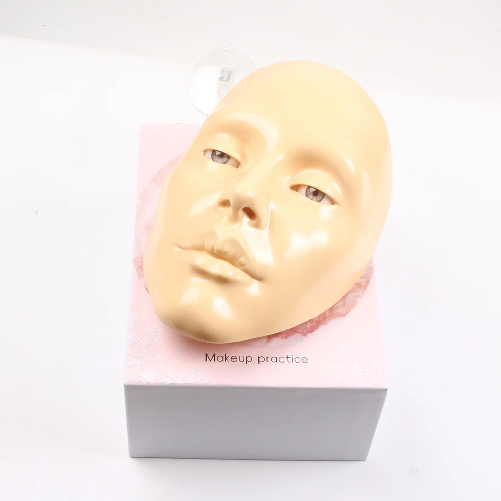 Makeup Full Face Practice Model 5D Silicone Bionic Skin Mannequin Eye eyebrow Eyelash Eyeshadow for beginner Makeup
