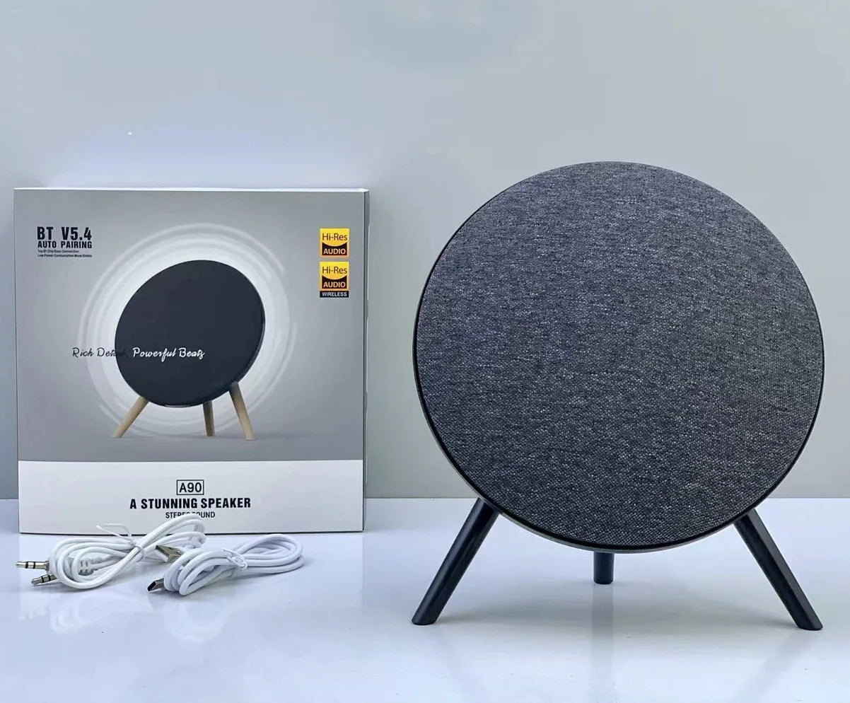 Mini Bluetooth Speaker UFO Design BT 5.4 HIFI Stereo Wireless Boombox Home Theater Sound System Support TWS TF USB AUX FM Play