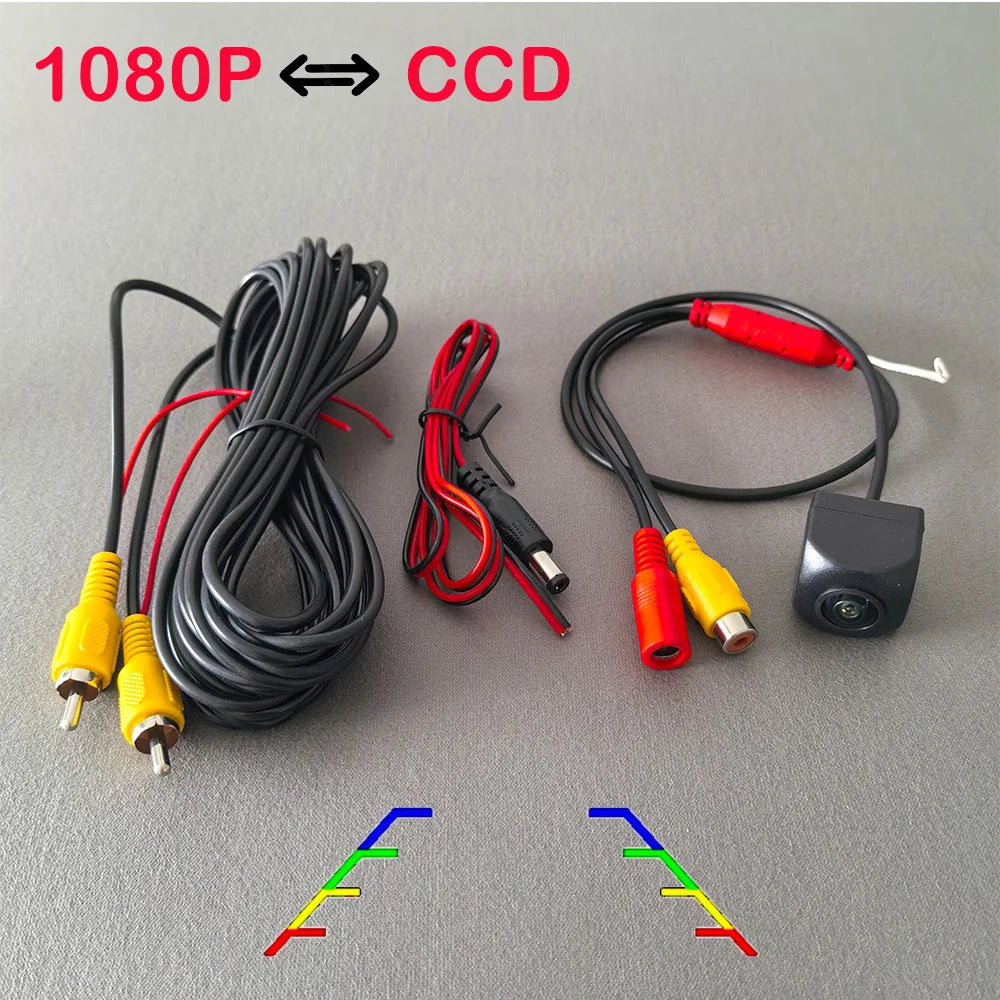AHD Car Rear View Camera 12V Night Vision Backup Parking Reverse Camera Waterproof HD Color Image Video Vehicle Camera