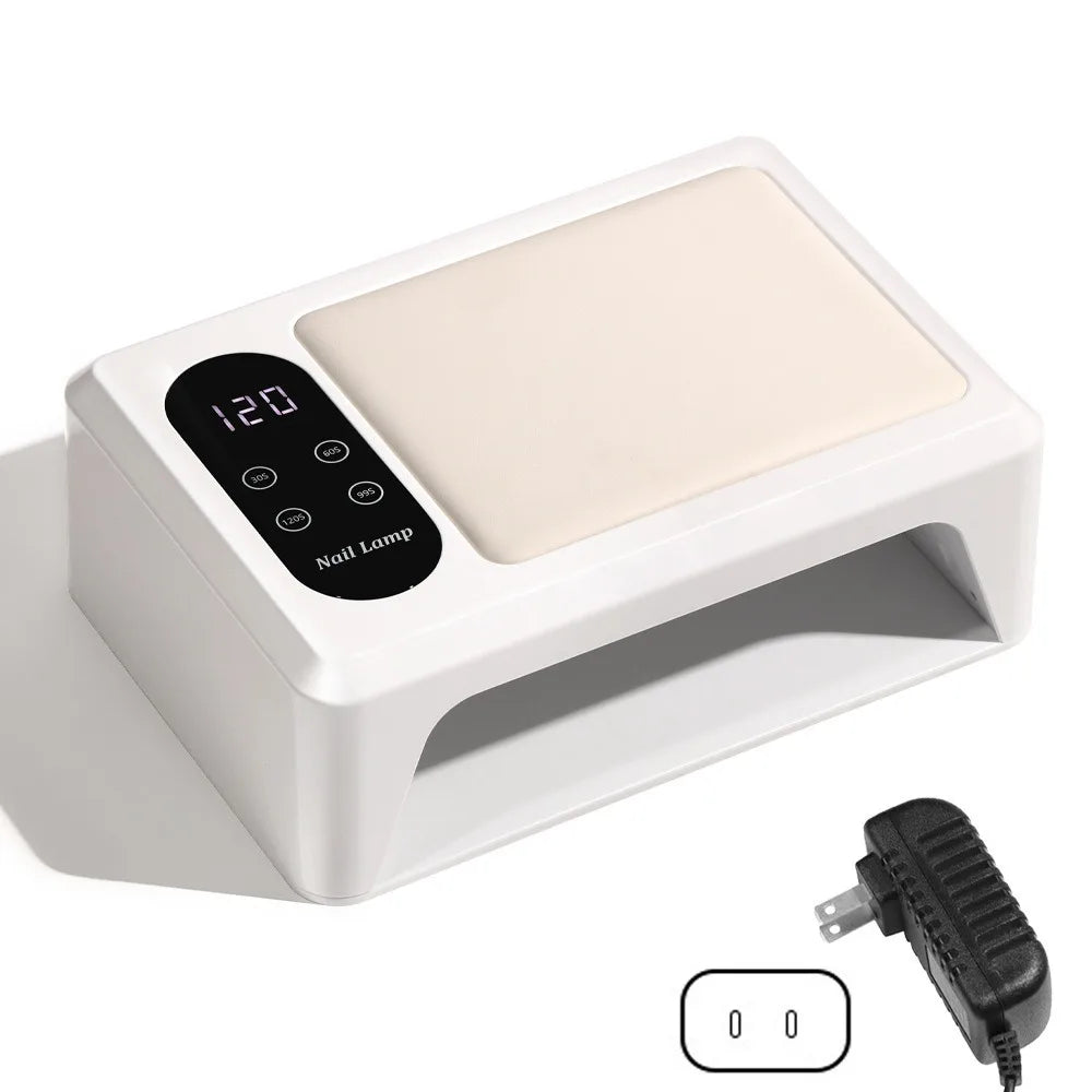 Versatile Dual Hand Nail Dryer Lamp Flip Design 96 LEDS Nail Curing Lamp 30/60/99/120s Timer 2IN1 UV Nails Lamp Salon