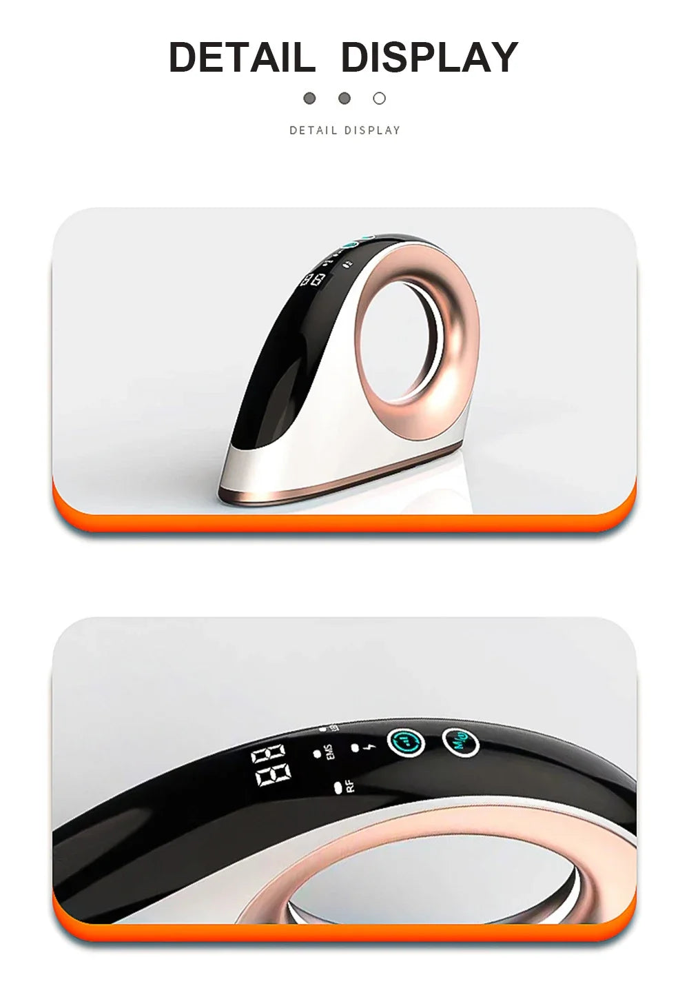 3 in 1 RF EMS Beauty Device Microcurrent Facial Lifting Thermage Body Slimming Cellulite Massager Skin Rejuvenation Anti-Aging