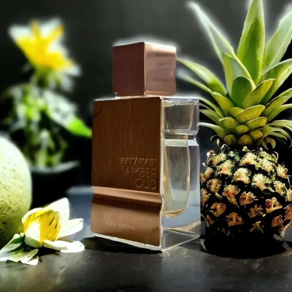 Luxury Amber Oud Gold White Edition Perfume Spray, Premium Long Lasting Eau De Parfum for Men Women, Oriental Woody Fragrance Sc