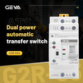 GEYA G2R Din Rail 2P 63A ATS Dual Power Automatic Transfer Switch Electrical Selector Switches Uninterrupted Power 63A 110V 220V