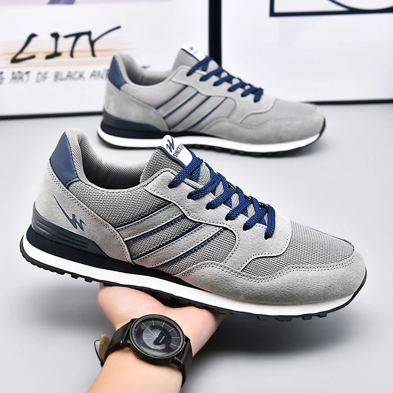 Double Star Men's Retro Running Shoes 2026 April May Breathable Mesh Casual Sneakers VintageClassicLightweightWalkingShoesforMen