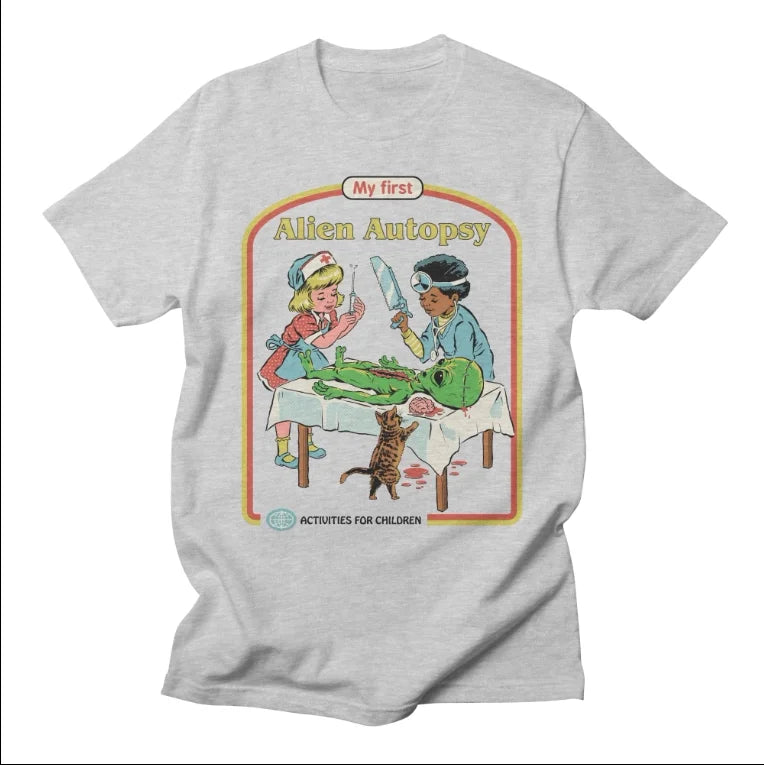 Classic Cartoon Anime, European and American Style Illustration, High Street Casual T-shirt, Men's and Women's Luxury  Top 2026
