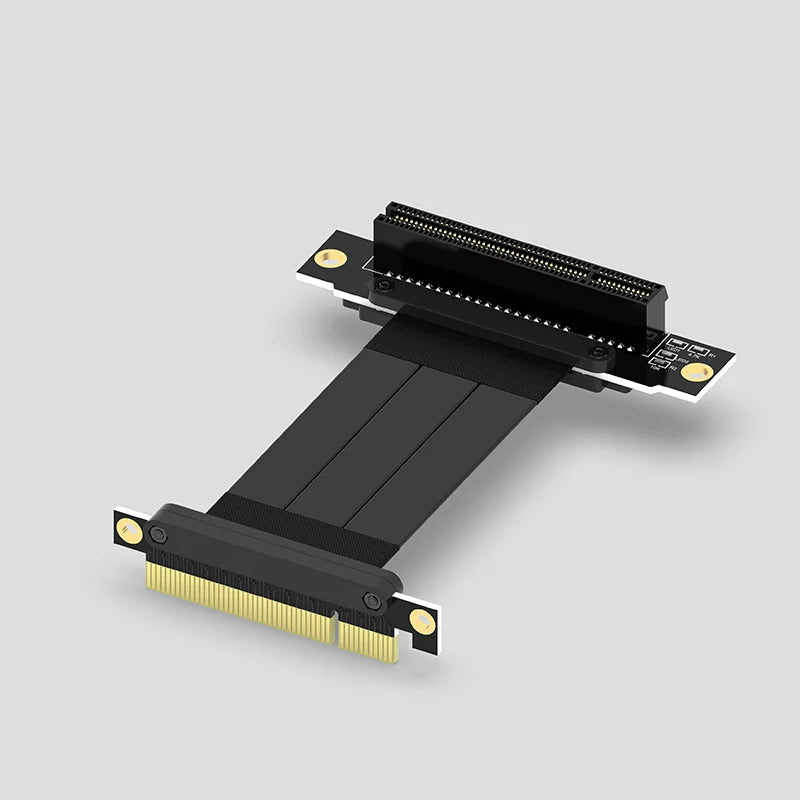 PCI Express PCI-E 8X Adapter Riser Card 90 Degree Converter Card for Server Chassis Computer PCI-E 3.0 X8 TO X8 1X Riser 90-90