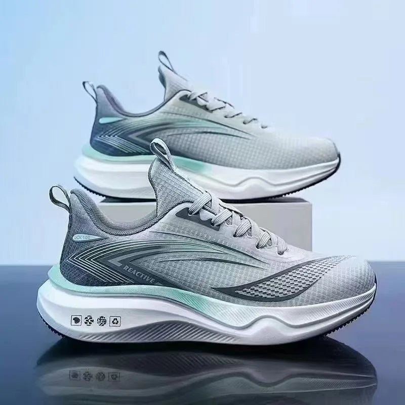Spring new men's shoes, mesh shoes, sports shoes breathable shock-absorbing soft-soled lightweight running shoes