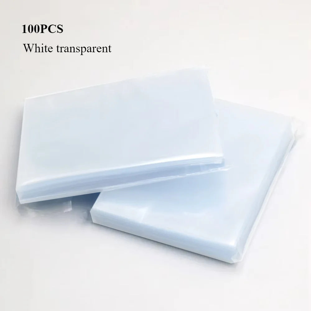 100pcs Trading Card Sleeves Soft Clear Perfect for Double-sleeving and Compatible with Pokemon Mtg Cards Sport Cards