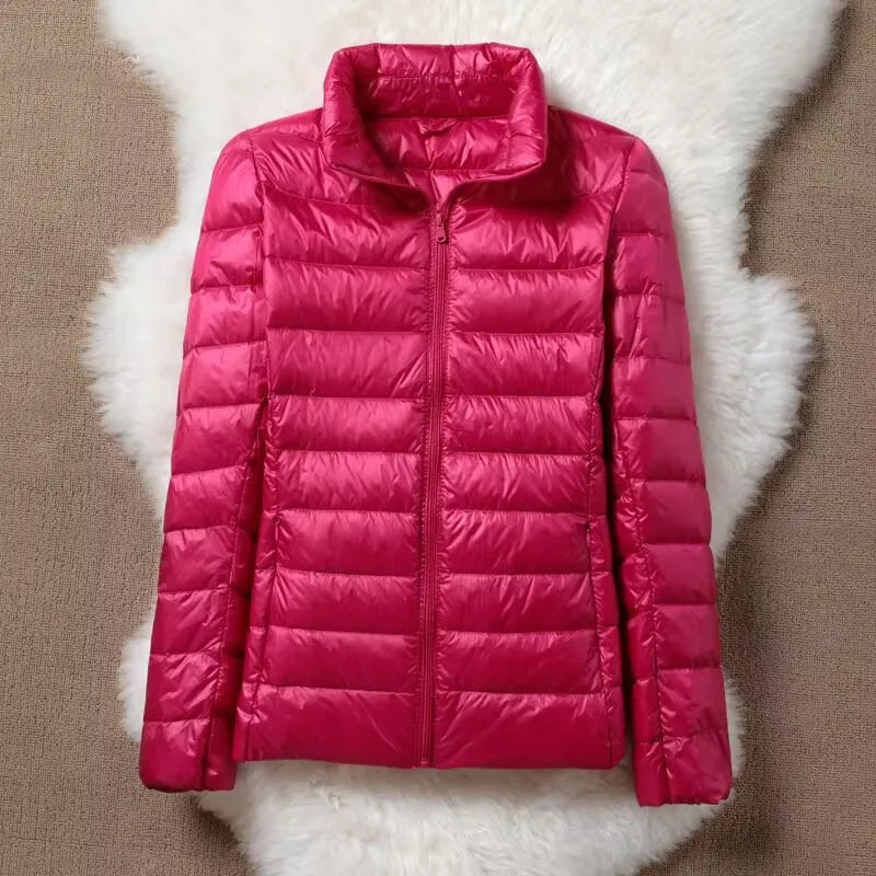 Spring Autumn Women Jackets 2024 Winter Female White duck down Jacket Fashion Ultralight Women Parka Packable Casual Puffer Coat