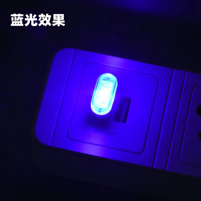 Mini LED Car Light Auto Interior Atmosphere USB Light Decor Plug And Play Lamp Emergency Lighting PC Auto Products